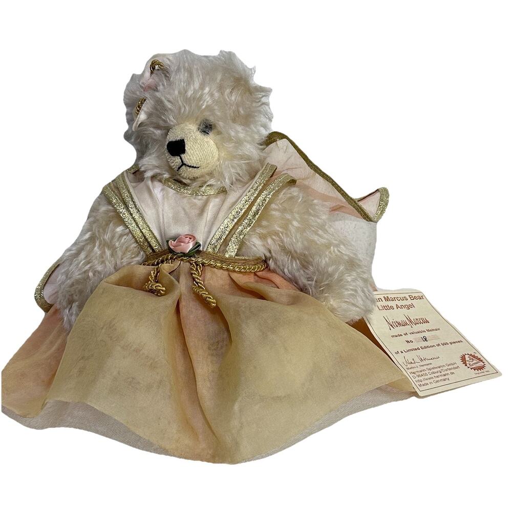 Hermann Limited Edition Neiman Marcus Mohair Little Angel Teddy Bear #018/500